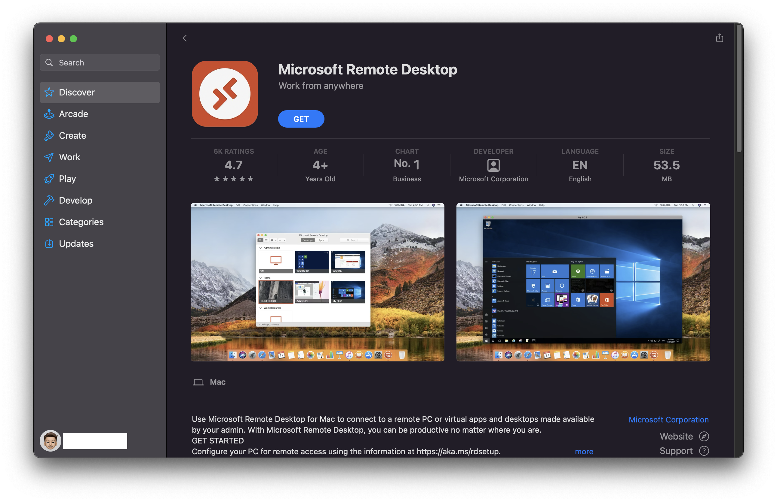 Microsoft Remote Desktop - Mac App Store